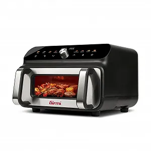 Купити Мультипіч-гриль Girmi FG77 Ecofrit Grill 10 л 2000 Вт 50-230°C Digital Display Black/Stainless Steel - Фото 1 Мультипіч-гриль Girmi FG77 Ecofrit Grill 10 л 2000 Вт 50-230°C Digital Display Black/Stainless Steel - Фото 1
