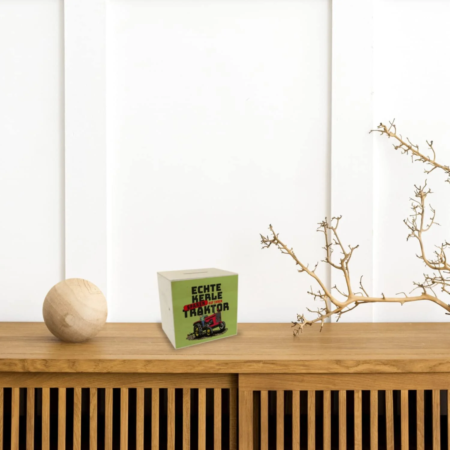 Скарбничка Трактор Дерев'яна, фото №2