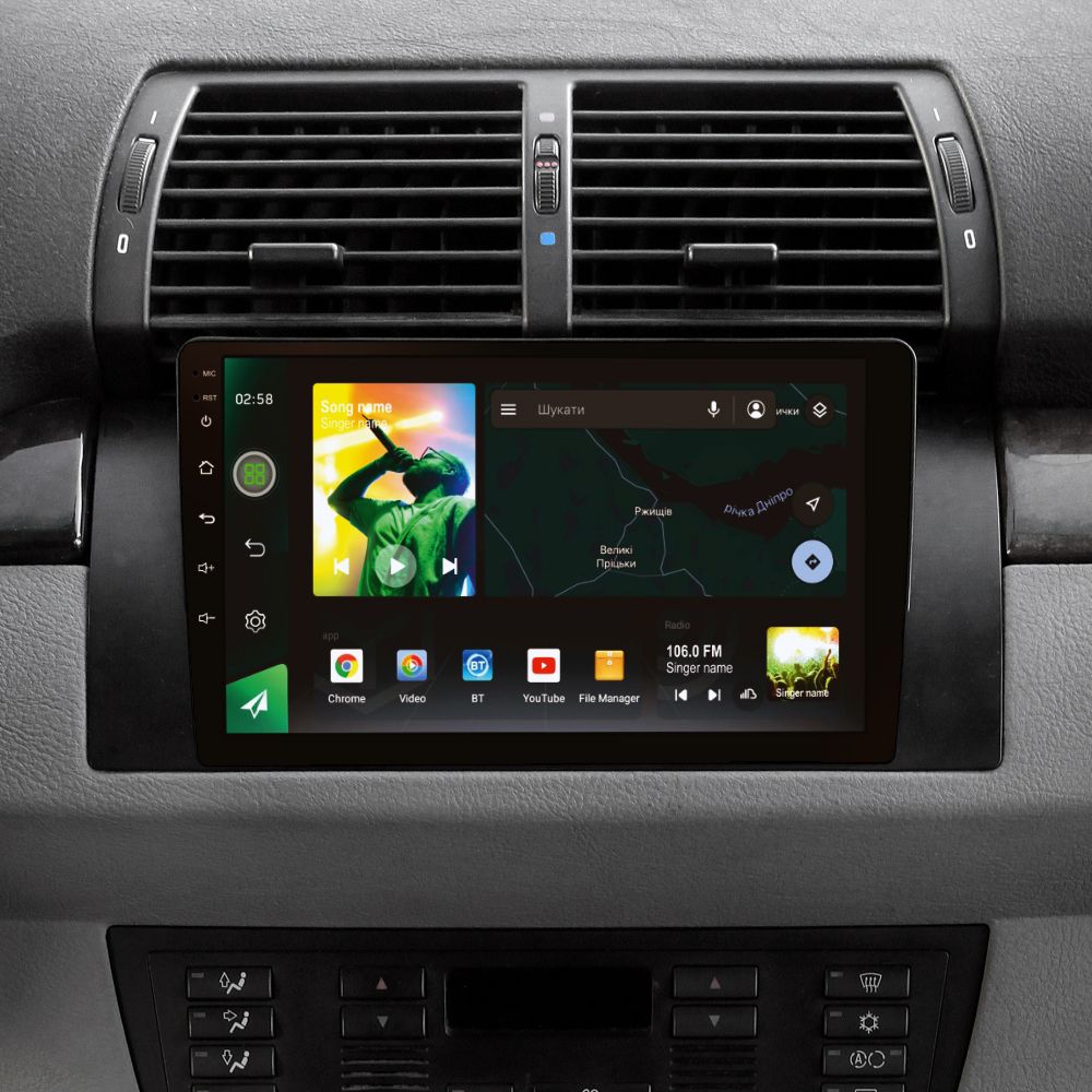 Штатная магнитола Sigma X9232 2+32 Gb 4G DSP BMW X5 E39 E53 1999 2006 maximum equipment 9 L2, фото №2