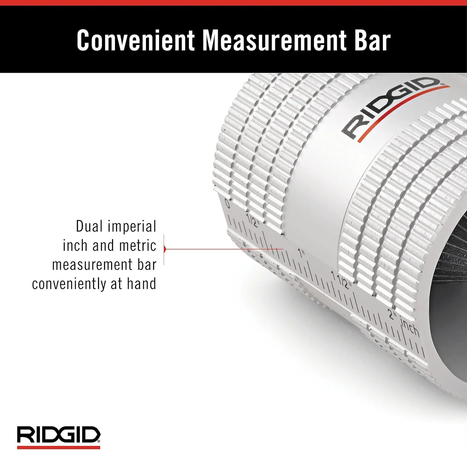 Зенківка ручна RIDGID 223S 45 граней Silver, фото №3 Зенківка ручна RIDGID 223S 45 граней Silver, фото №3