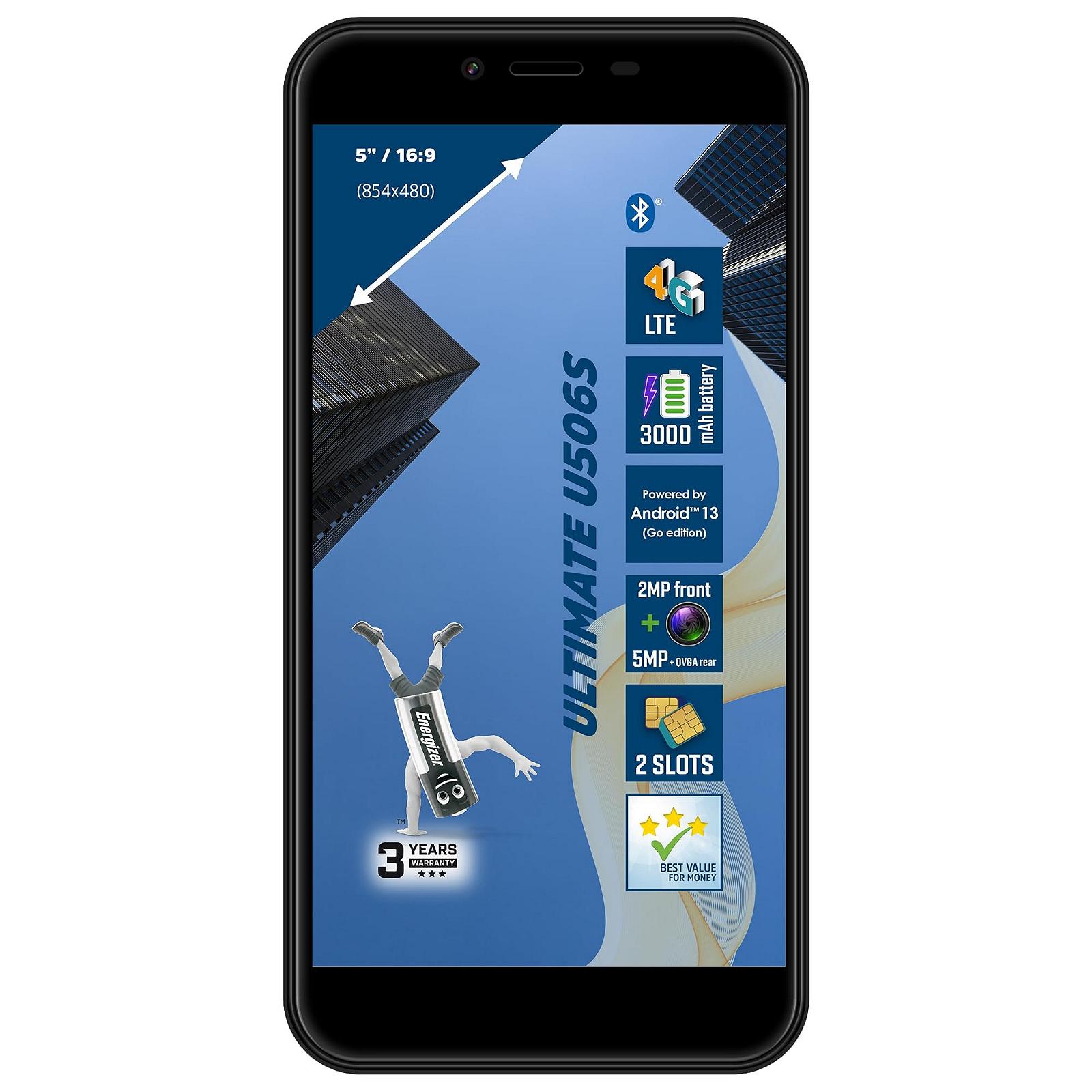 Смартфон Energizer U506S 2GB RAM 32GB ROM 5" 3000mAh Black, фото №7