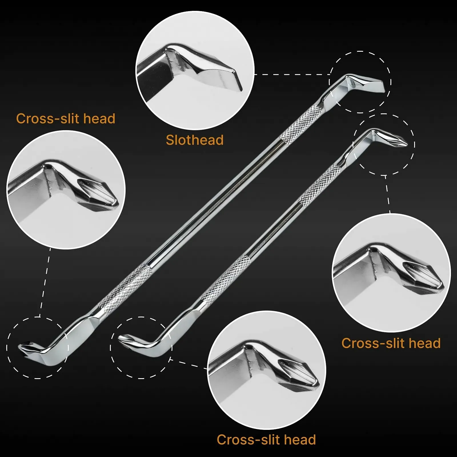 Набір кутових викруток PH1, PH2, L6 2 предмети 90 градусів Z-тип, фото №3