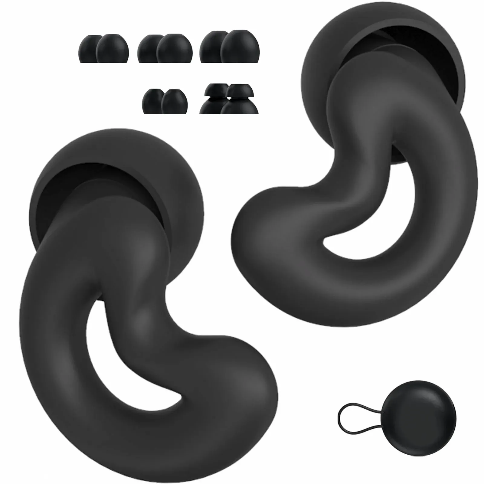 Беруші для сну шумопоглинаючі NRR49dB ультрам'які, багаторазові силіконові, фото №1 Беруші для сну шумопоглинаючі NRR49dB ультрам'які, багаторазові силіконові, фото №1