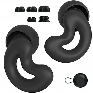 Беруші для сну шумопоглинаючі NRR49dB ультрам'які, багаторазові силіконові - Фото 1