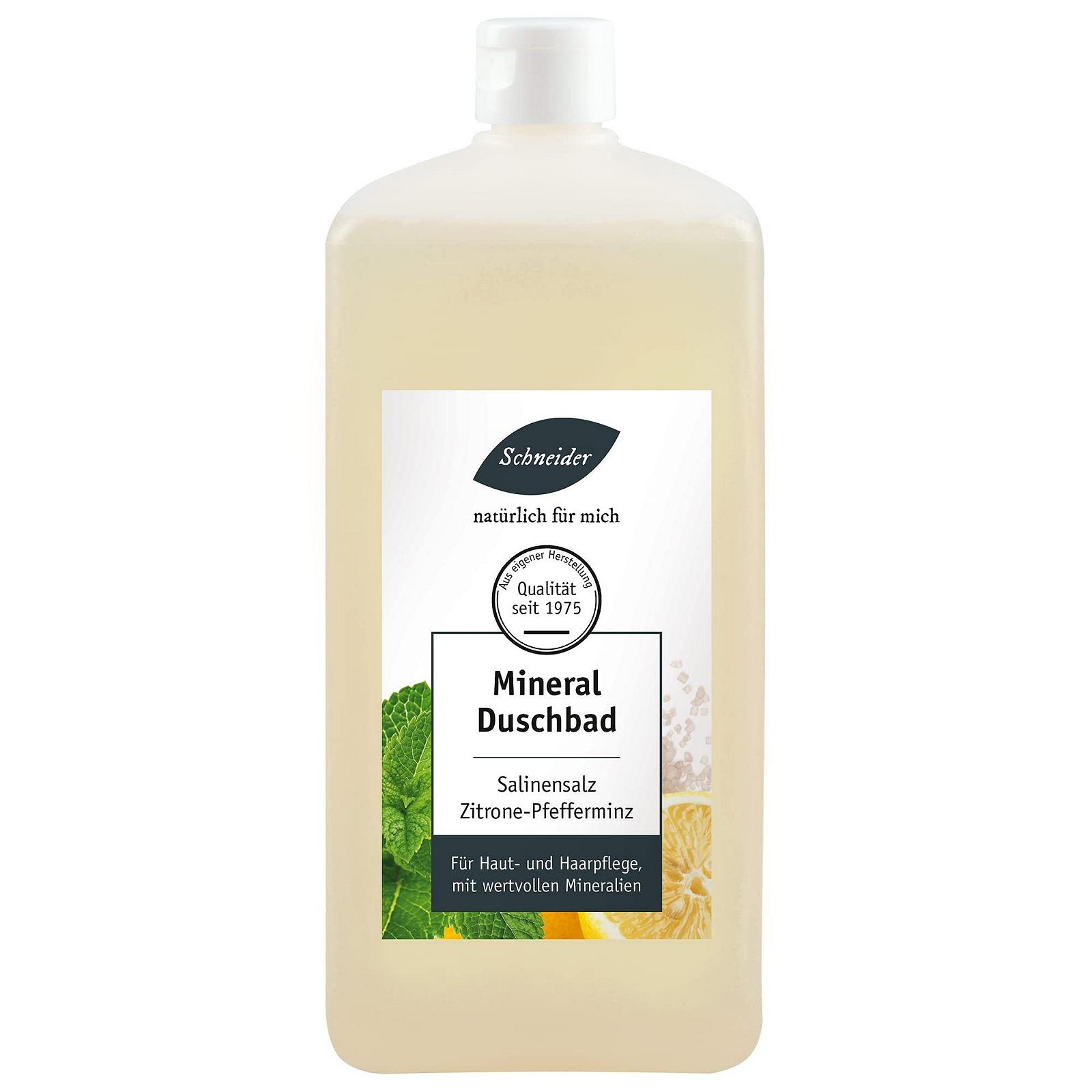 Гель для душу та шампунь Saunabedarf Schneider Salt Mineral Shower Bath 1000 мл, фото №1