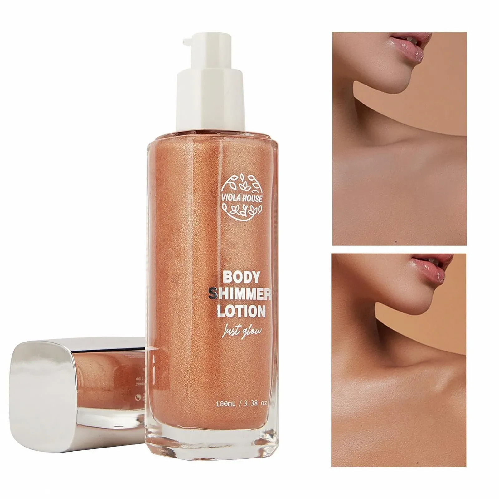 Лосьон для тела 100 мл, не липкий, для сияющей кожи, увлажняющий, для отбеливания кожи, нежирный, фото №9