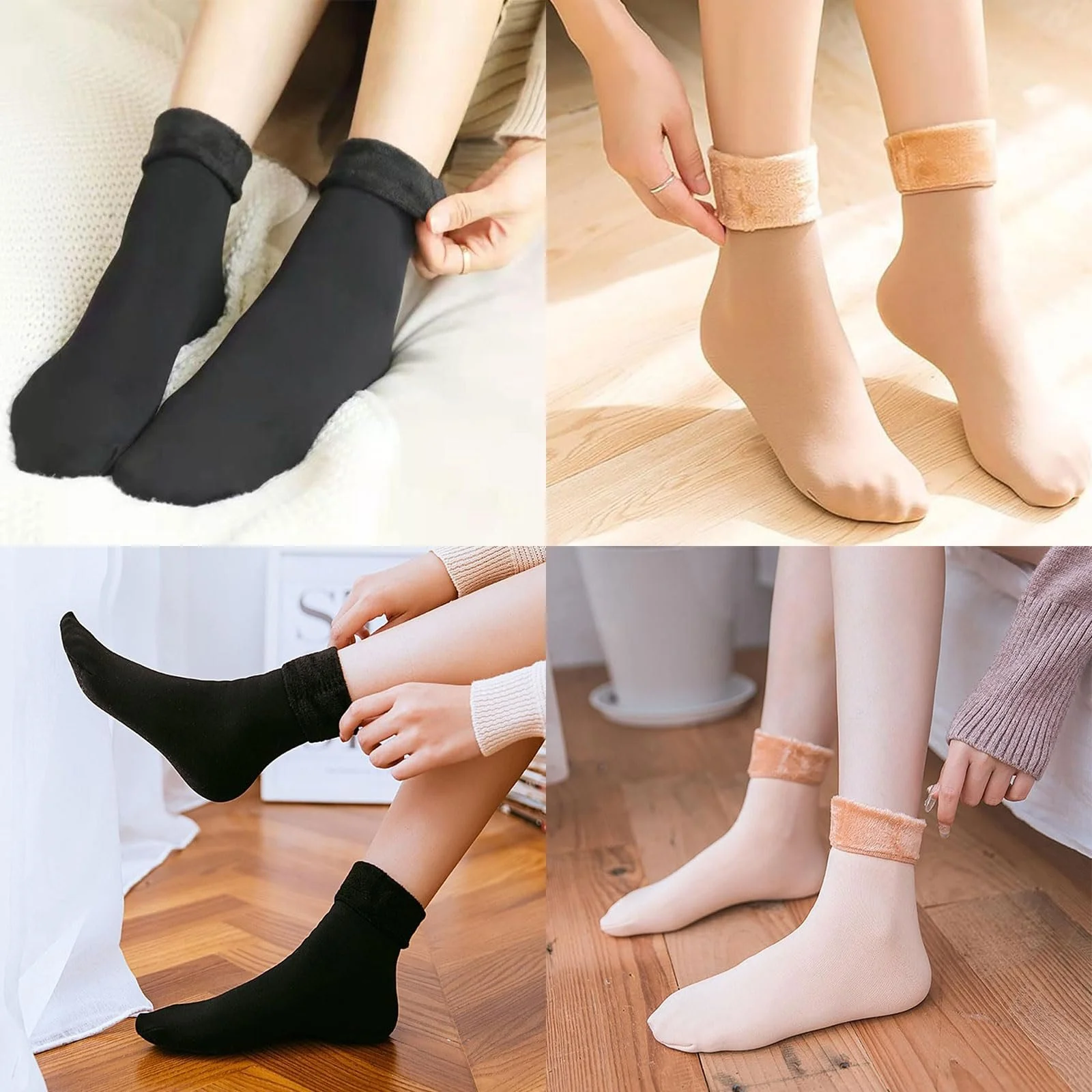 Теплі жіночі шкарпетки, Товсті зимові термошкарпетки, 2 пари, фото №4