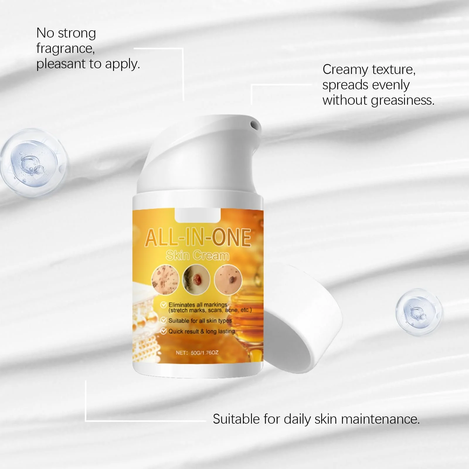 Зволожувальний крем для обличчя Deep Moisture 50 г, фото №7 Зволожувальний крем для обличчя Deep Moisture 50 г, фото №7