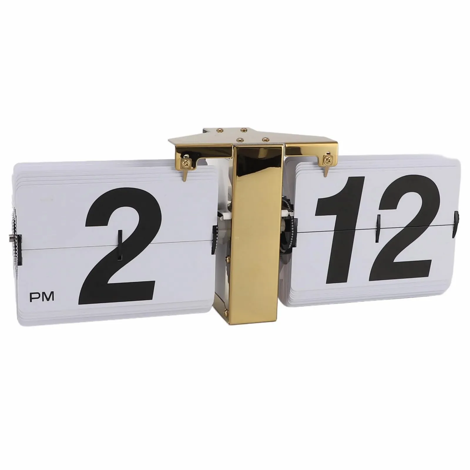 Настільний годинник PODSJD Вінтажний Перекидний Механічний Перекидний Ретро Дизайн з нержавіючої сталі Великі цифри Тип 1, фото №6 Настільний годинник PODSJD Вінтажний Перекидний Механічний Перекидний Ретро Дизайн з нержавіючої сталі Великі цифри Тип 1, фото №6