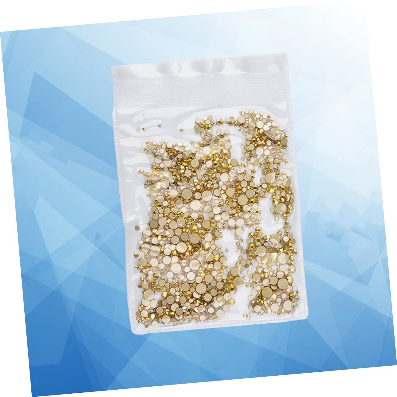 Стразы для ногтей POPETPOP 1440 штук, плоские стразы, каплевидные стразы-самоцветы для ногтей, 3D блестки, маникюрные украшения, фото №2