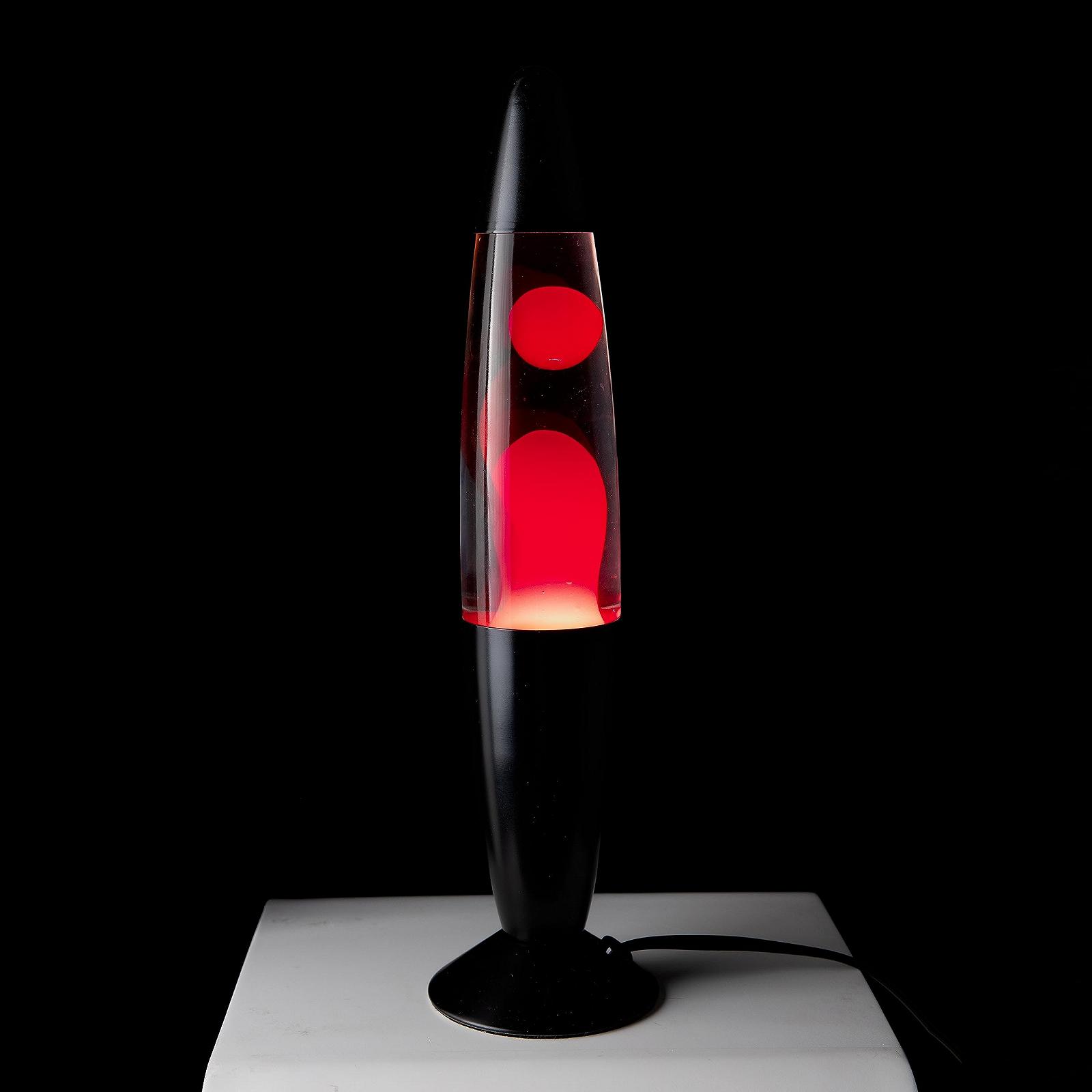 Лавова лампа GIFTMARKET ретро 34 x 8,5 см з 2 лампочками Червона, фото №7