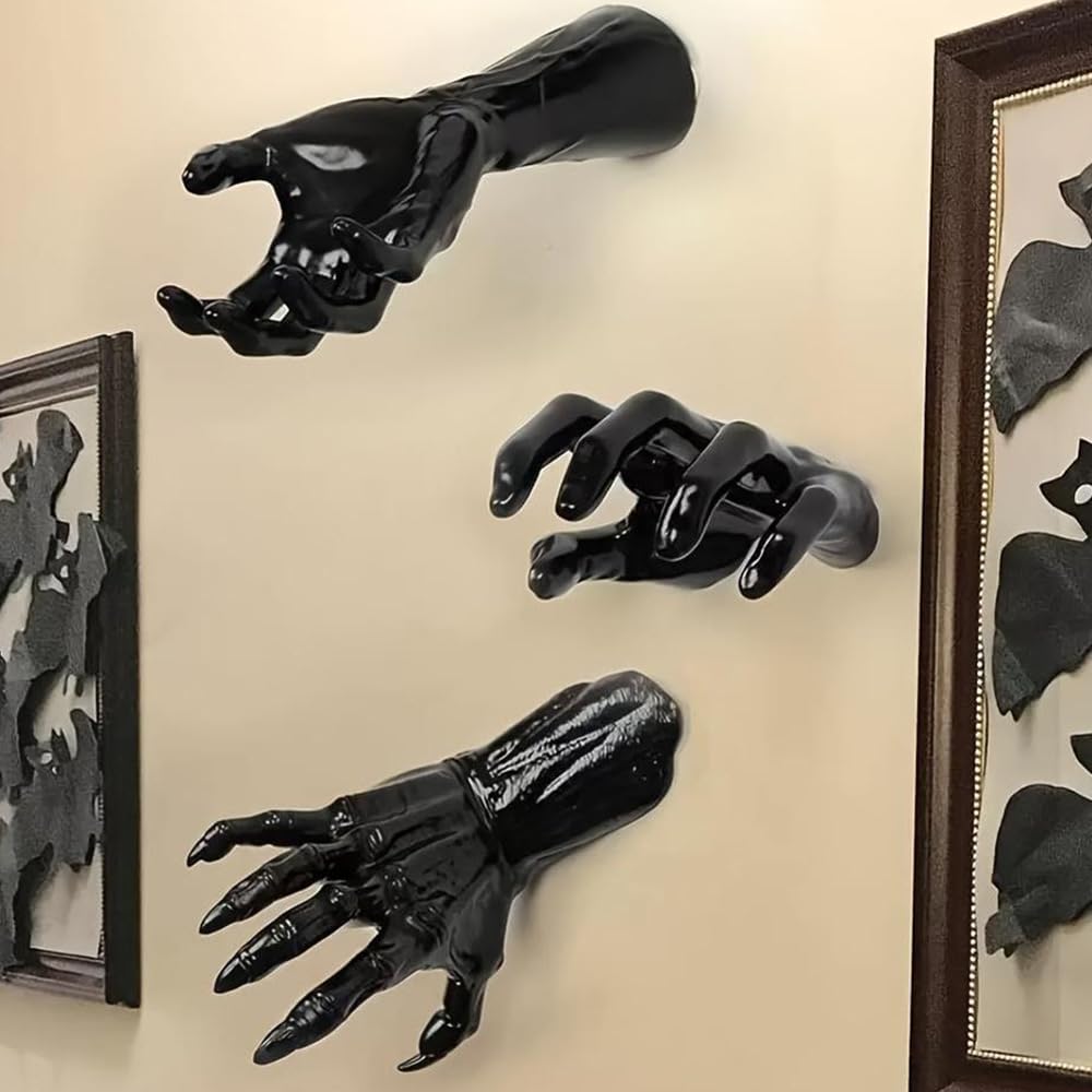 Подсвечник Ghost Hands Halloween Scary Skeleton Gothic Vintage для Хэллоуина Декор для стола Спальни Вечеринок 02, фото №7 Подсвечник Ghost Hands Halloween Scary Skeleton Gothic Vintage для Хэллоуина Декор для стола Спальни Вечеринок 02, фото №7