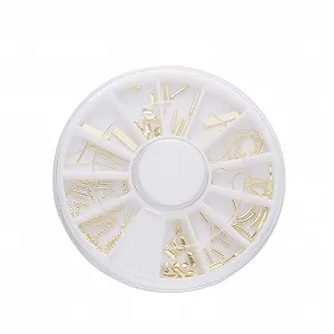 Украшения для ногтей Стразы COHEALI, золотые блестки, фрагменты для детей, наклейки на ногти - Фото 1