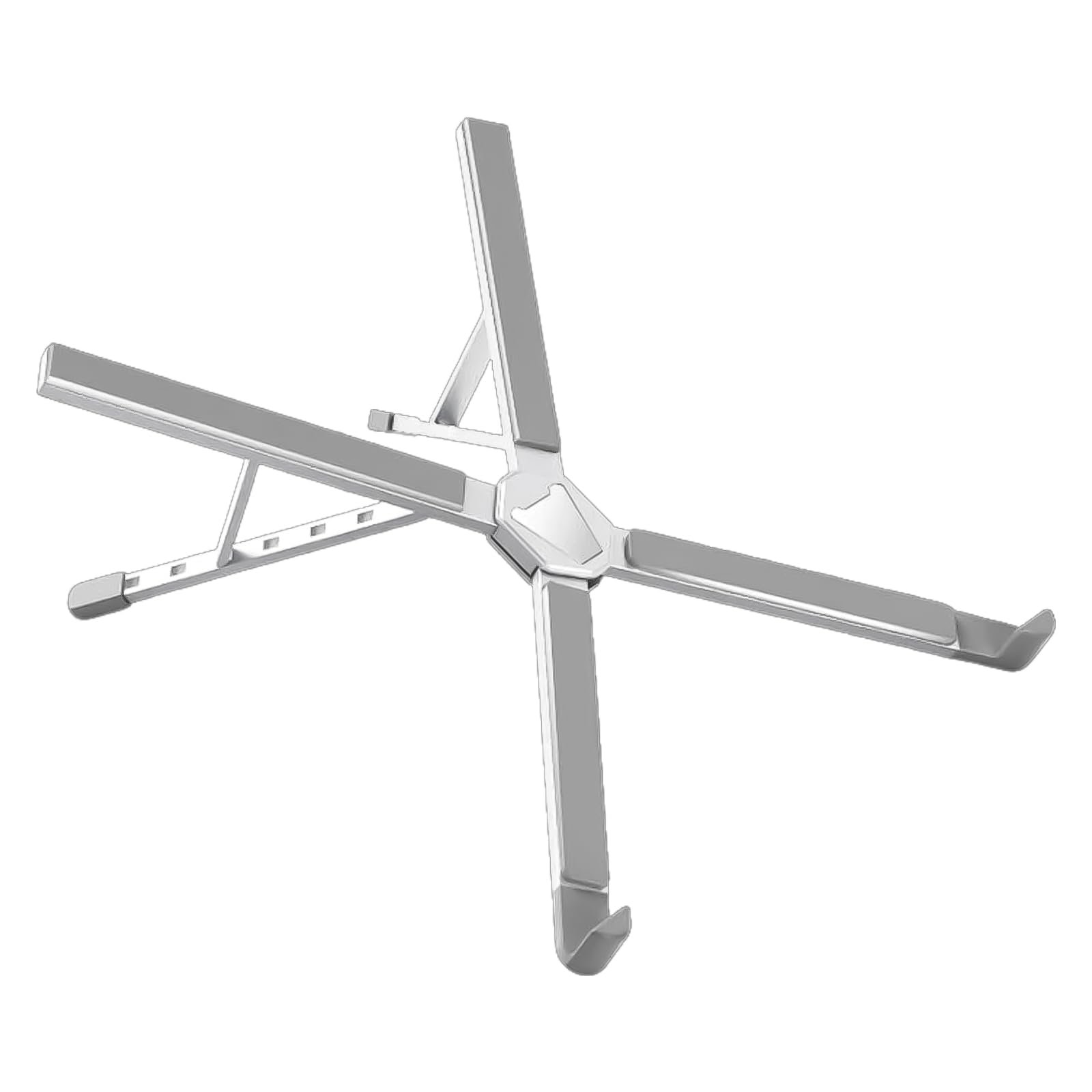 Подставка для ноутбука алюминиевая регулируемая эргономичная с охлаждением USB Type C PD100W адаптером, фото №5 Подставка для ноутбука алюминиевая регулируемая эргономичная с охлаждением USB Type C PD100W адаптером, фото №5