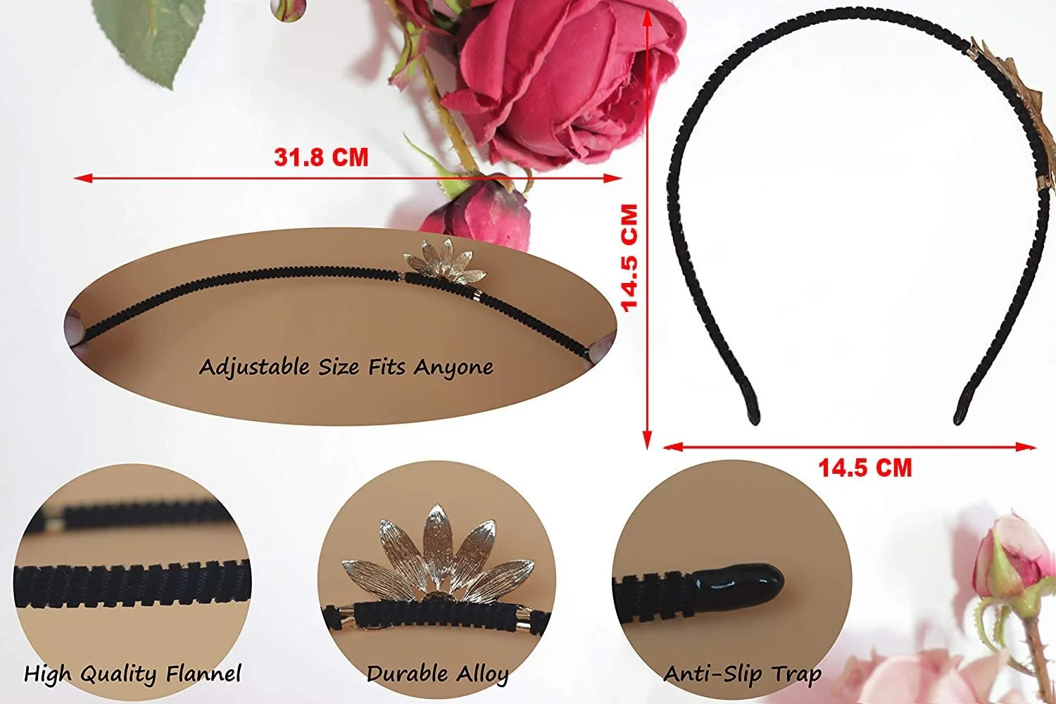 Вінтажний обруч 1920-х років для жінок, фото №4