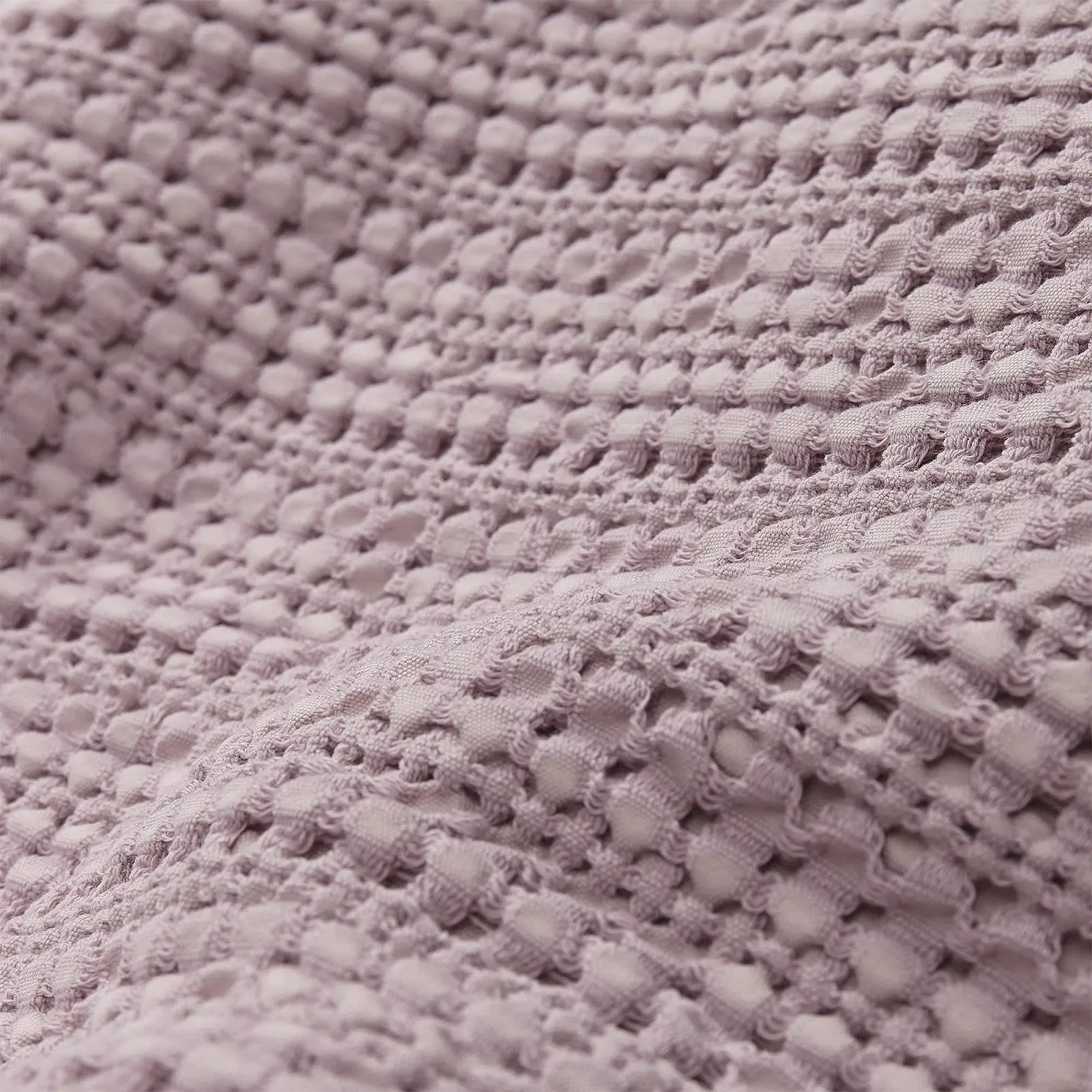 Покрывало URBANARA Anadia 180 x 200 см, 100% хлопок (BCI), Светлый лиловый, фото №2