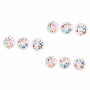 Прикраса для нігтів Метелик minkissy 3 набори x 3 - Фото 1