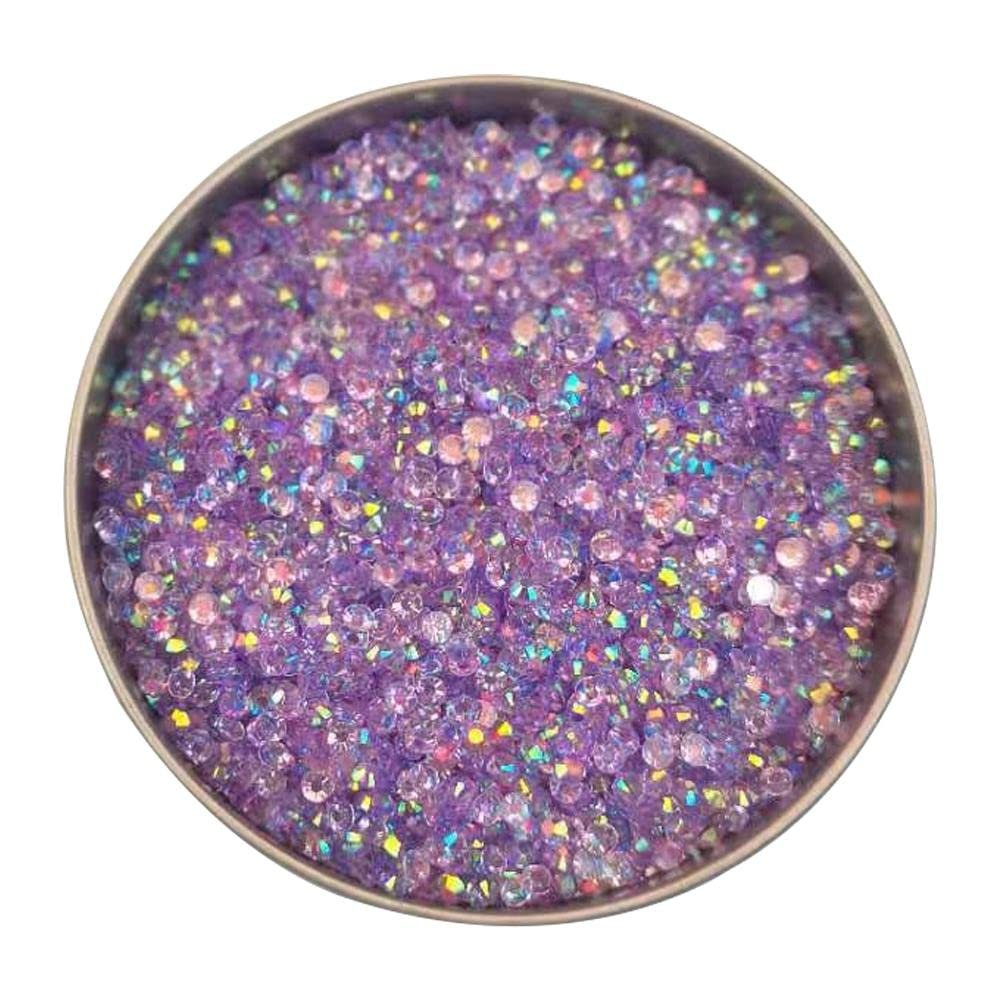 Стрази для нігтів 2-5 мм, 2000 шт, кристали, плоска задня частина, фото №1