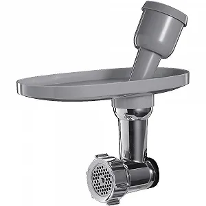 Насадка-м'ясорубка Smeg SMF01 SMMG01 сірий хром - Фото 1
