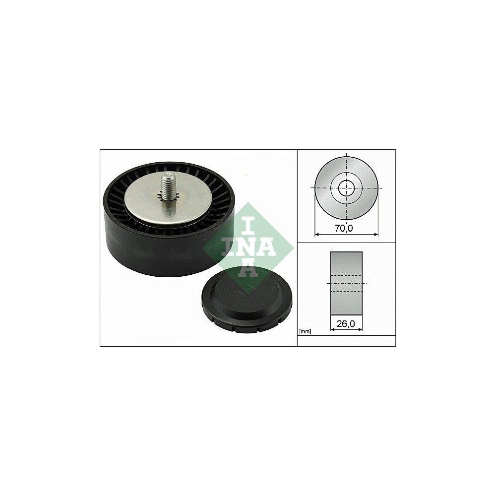 Ролик обводной/направляющий поликлинового ремня INA 532 0553 10 для BMW MINI, фото №1 Ролик обводной/направляющий поликлинового ремня INA 532 0553 10 для BMW MINI, фото №1