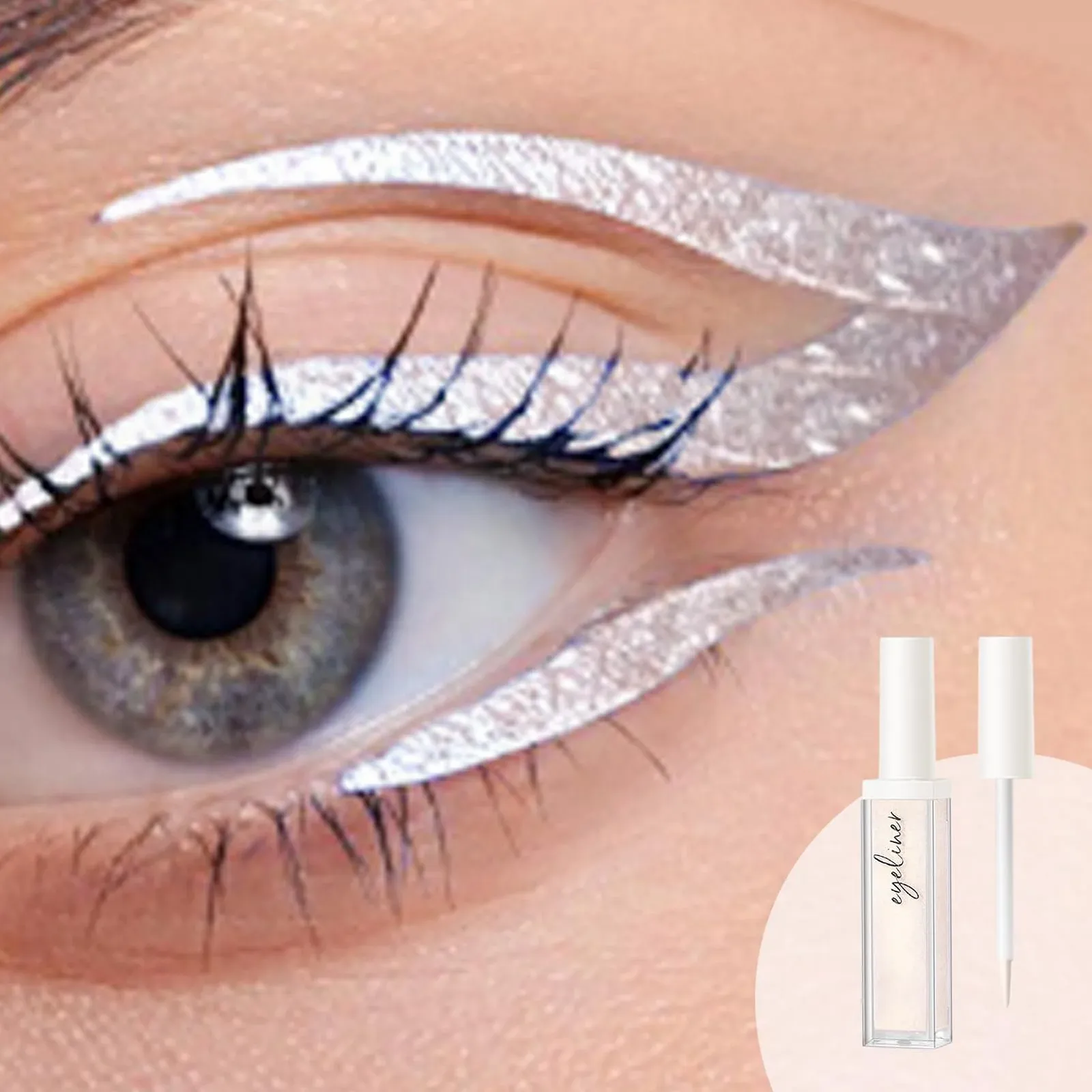 Рідка Підводка для очей з блискітками Aibyks, фото №3