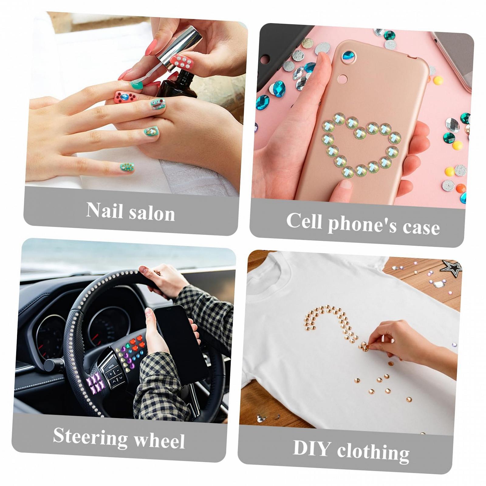 Стразы для маникюра NUOBESTY, 12 ячеек, блестящие, фото №3