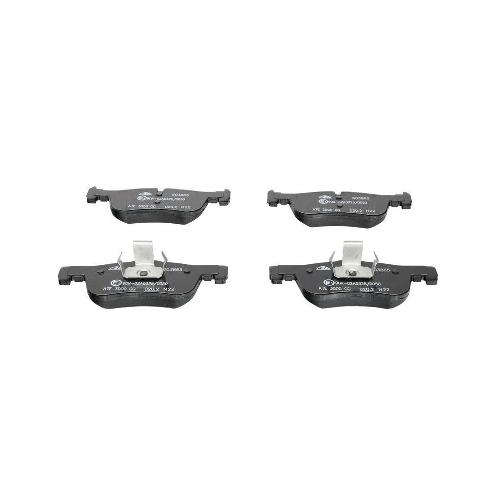 Комплект гальмівних колодок дискового гальма ATE 13.0460-3865.2 для BMW, передній міст, фото №1