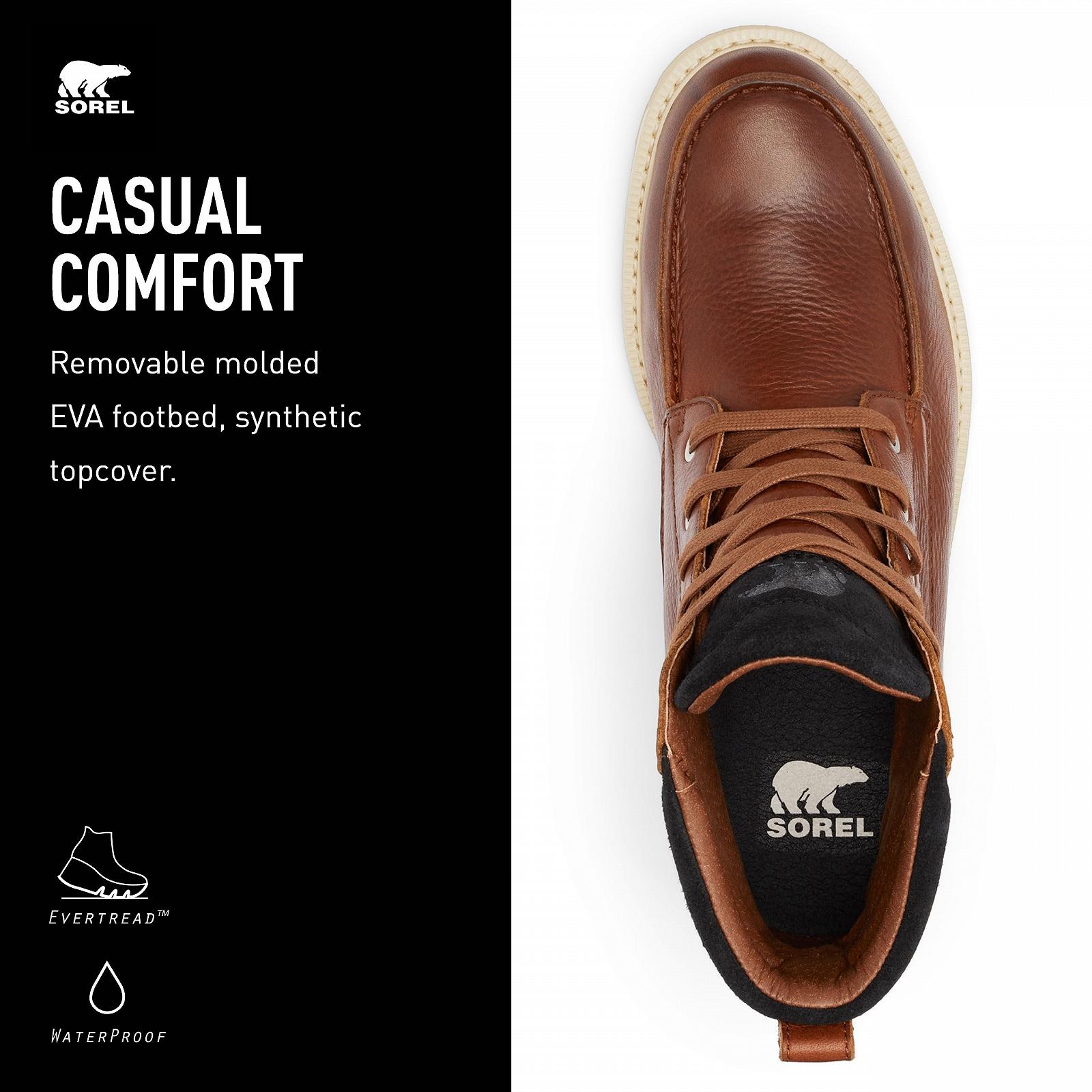 Чоловічі черевики Sorel Madson 2 Moc Toe Водонепроникні, фото №4