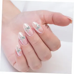 Стразы для ногтей Healvian 60 шт., золотые, для DIY-маникюра, украшения для ногтей, ювелирные изделия, подвески, стразы из зубного сплава, аксессуары для рукоделия synthetic.ua - Фото 1