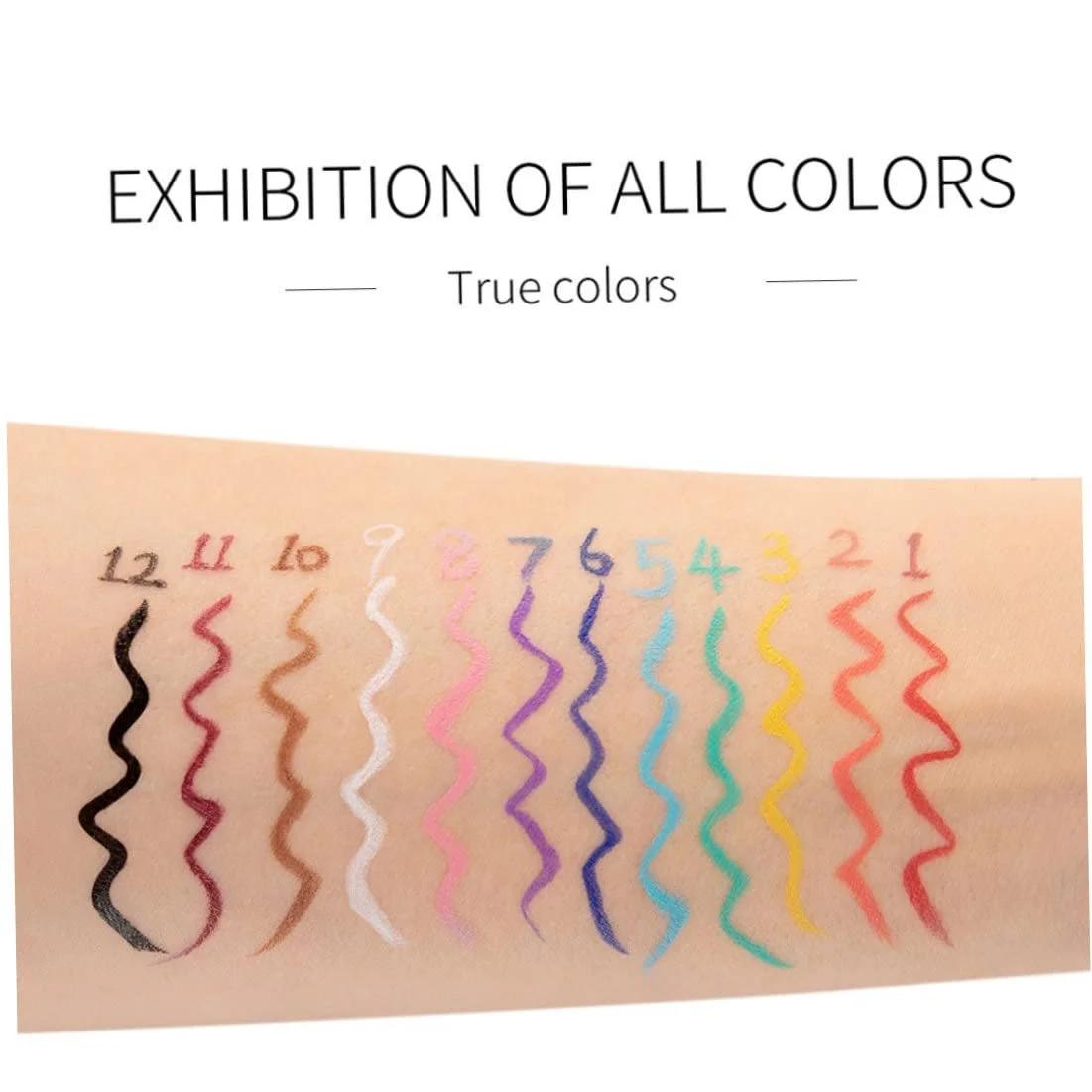 Кольоровий Підводка для очей водостійка Гель, фото №6