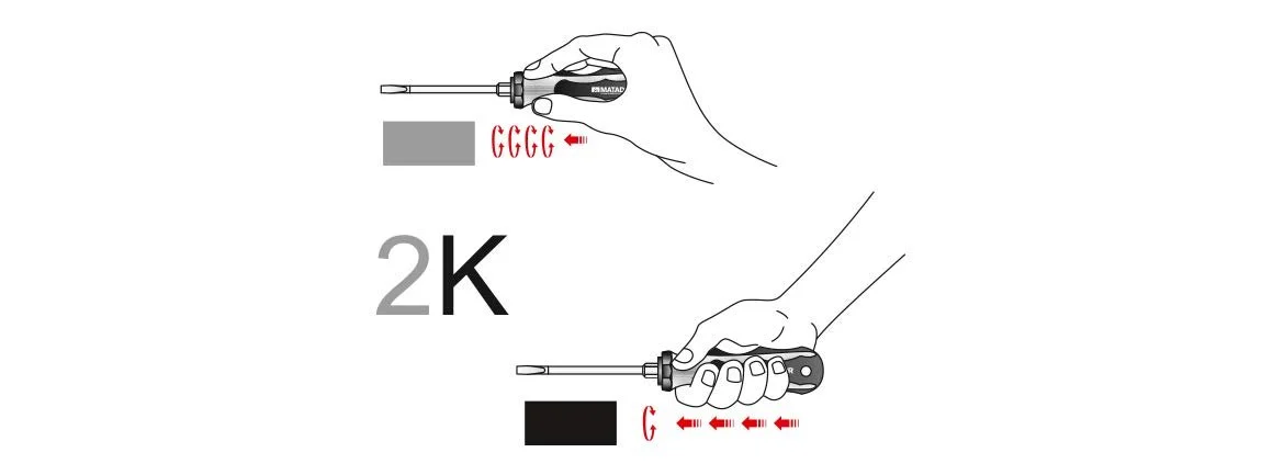 Викрутка шліцьова Matador 2K 14 x 250 мм 0605 2514, фото №5