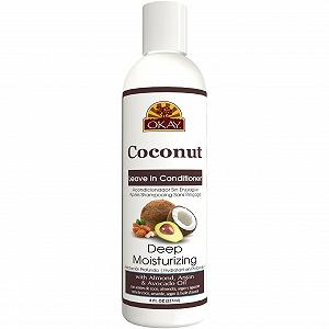 Кондиціонер Okay OKAY Coconut Oil Deep Moisturising Leave-in 8 унцій - Фото 1