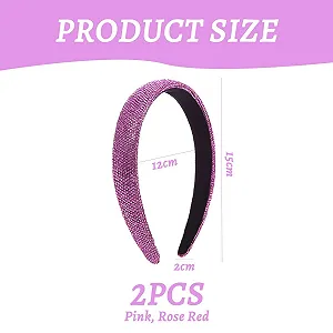 Обруч со стразами, 2 шт, Аксессуары для волос synthetic.ua - Фото 1