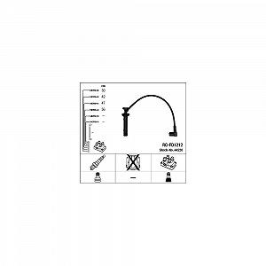 Комплект проводов зажигания NGK 44220 для FORD - Фото 1