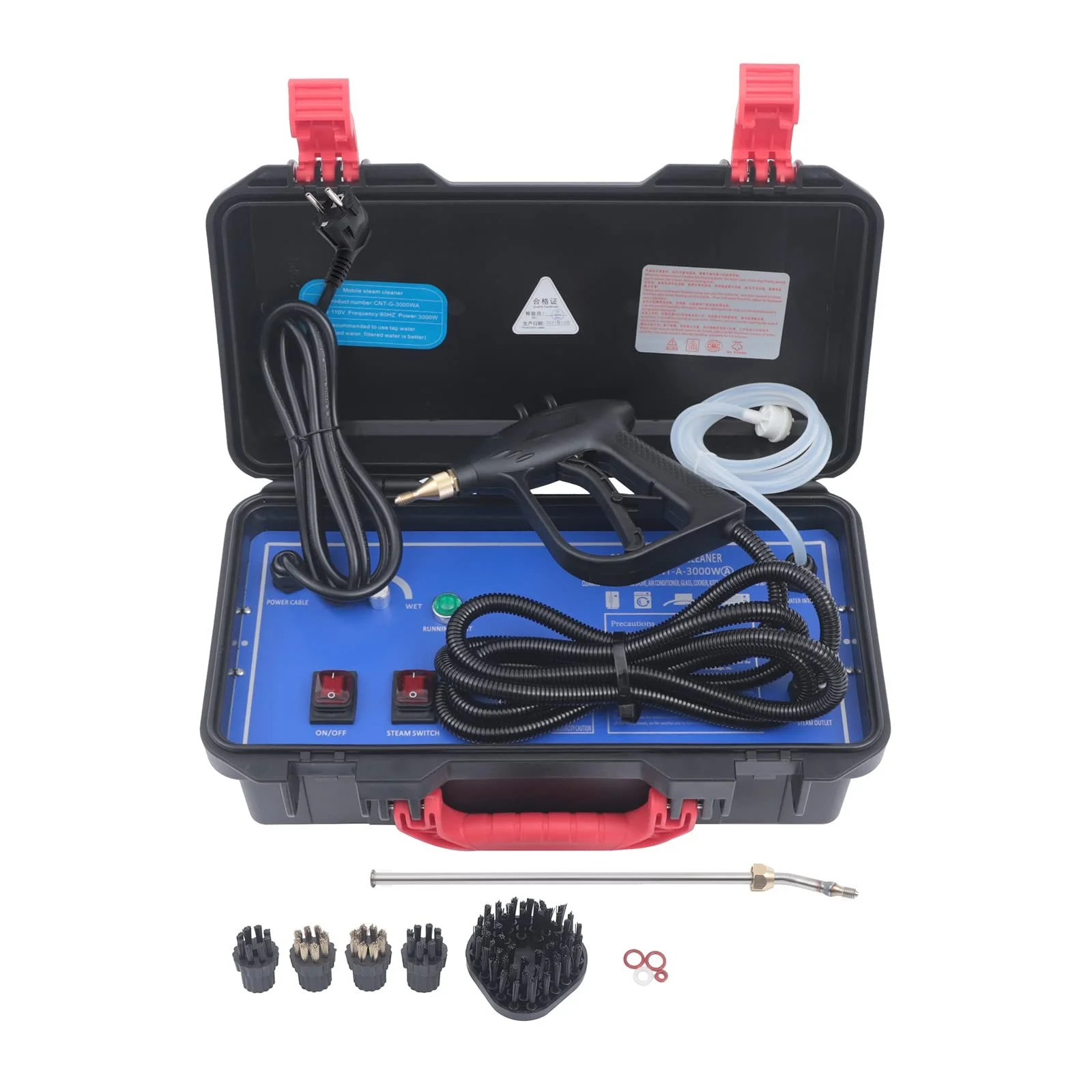 Пароочисник 3 KW високого тиску 3-5 бар для автомобілів та кухні head, фото №3