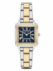 Часы женские Eastside 10080135 Аналоговый Кварцевый Механизм Серебряный/Желтое Золото - Фото 1