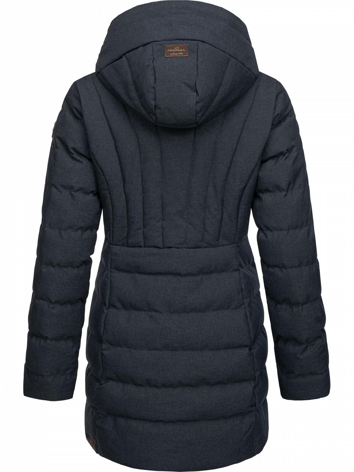 Водонепроникне зимове пальто з капюшоном Ragwear Ashanta стьобане, фото №3