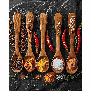 Картина по номерам Различные специи KHO5690 40х50см - Фото 1