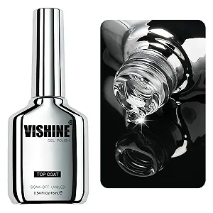 Гель-лак Vishine No Wipe Top Coat, 16 мл - Фото 1
