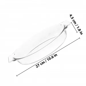 Форма для випікання Sosoport скляна з ручками жаростійка прозора Borosilicate Glass synthetic.ua - Фото 1