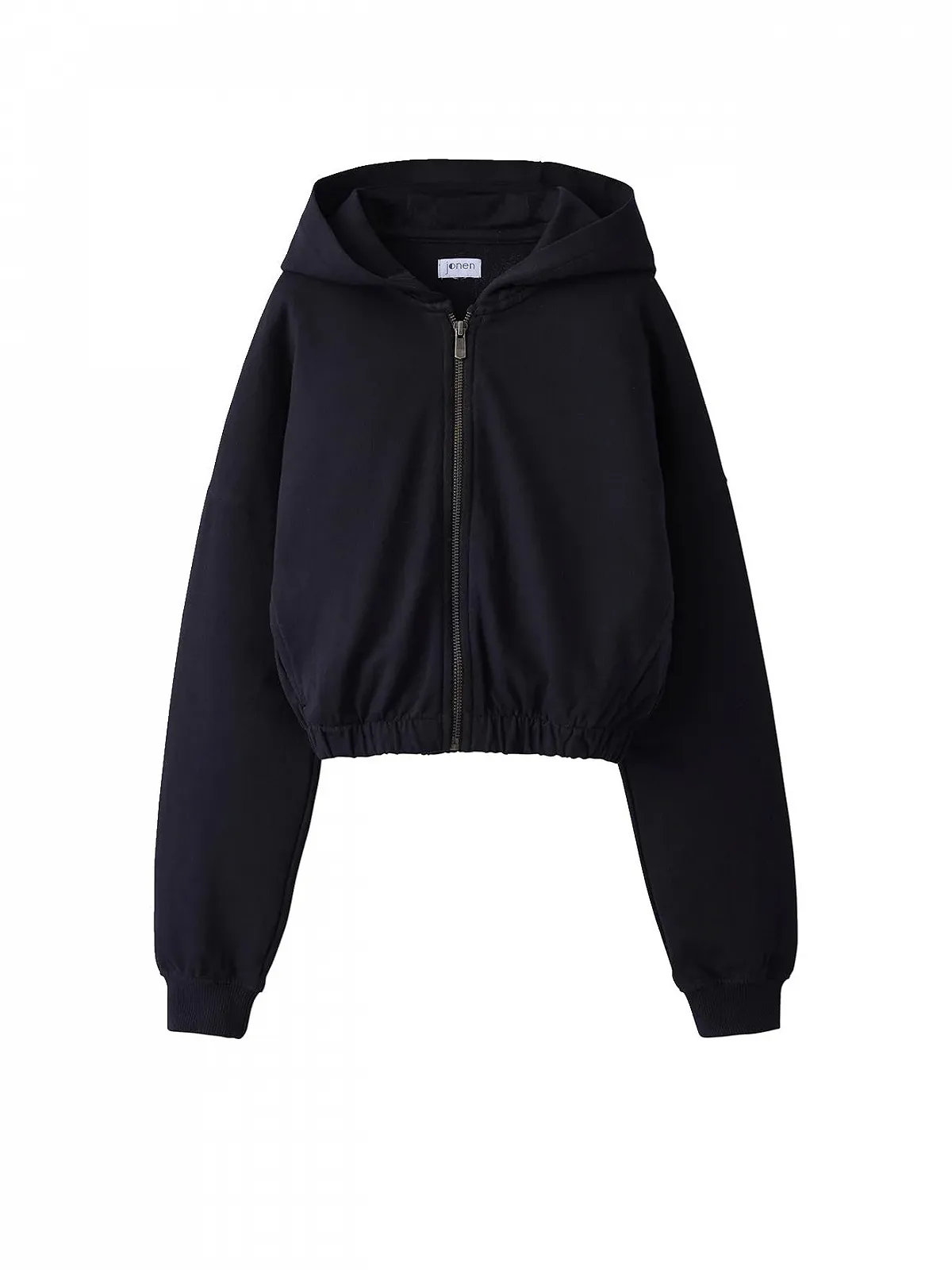 JONEN Коротка Толстовка з Капюшоном на Блискавці для Дівчат, фото №1