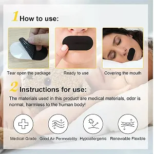 Пластыри от храпа, пачка 50 шт. synthetic.ua - Фото 1