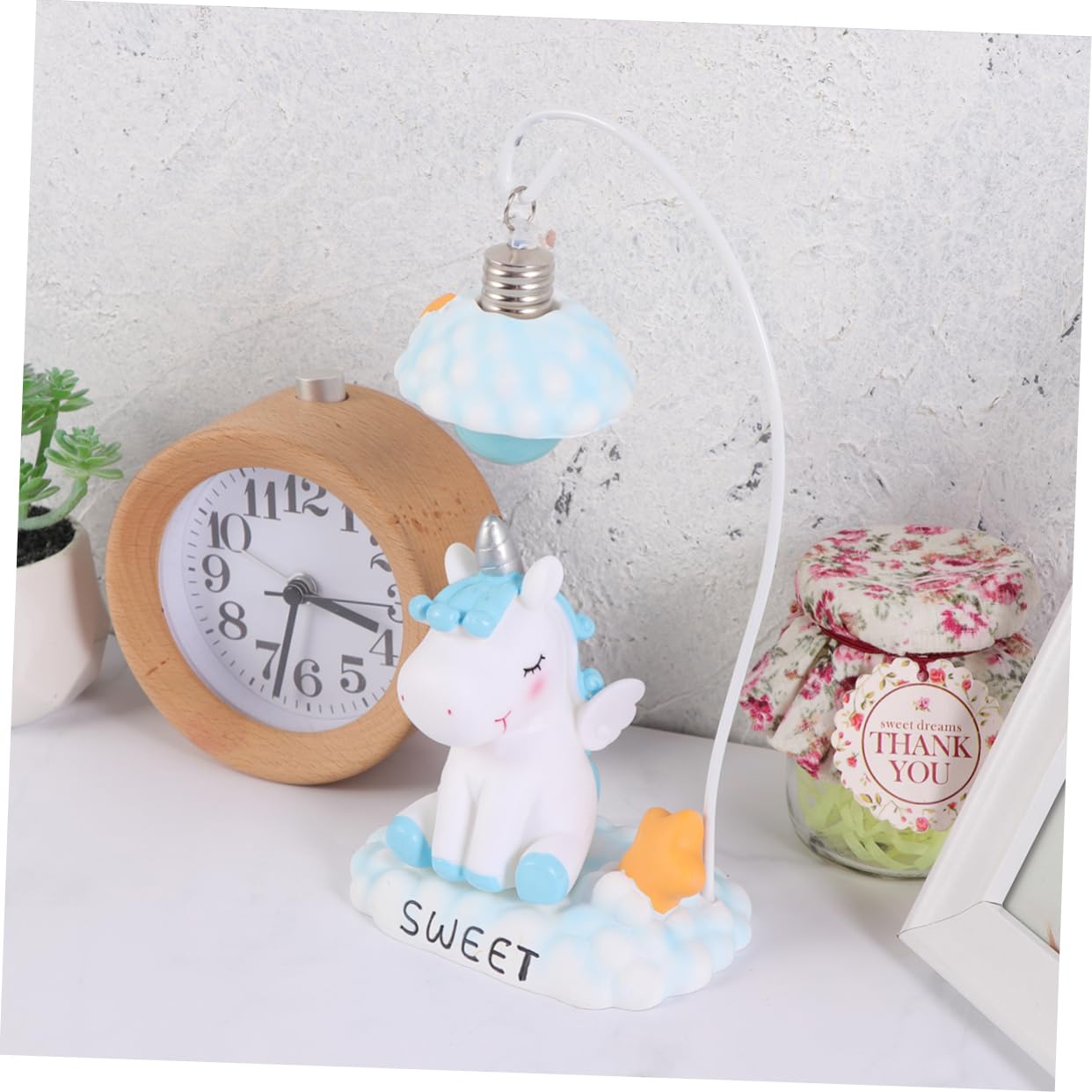 Светильник Housoutil Настольный Ночничок Декоративный Светильник Декоративный Ночник Сердце Девочки Детский Авто Зарядка, фото №3