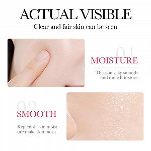 Маска для лица ULELA DIKML Rose Hyaluronic Acid Питательная Увлажняющая 25 г x 10 штук - Фото 1