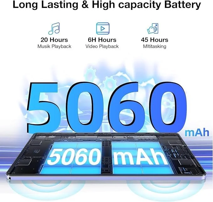 Планшет 10.1" Doogee U9 3+4/64Gb 4 ядра Android 13 5060 mAh Фиолетовый, фото №4