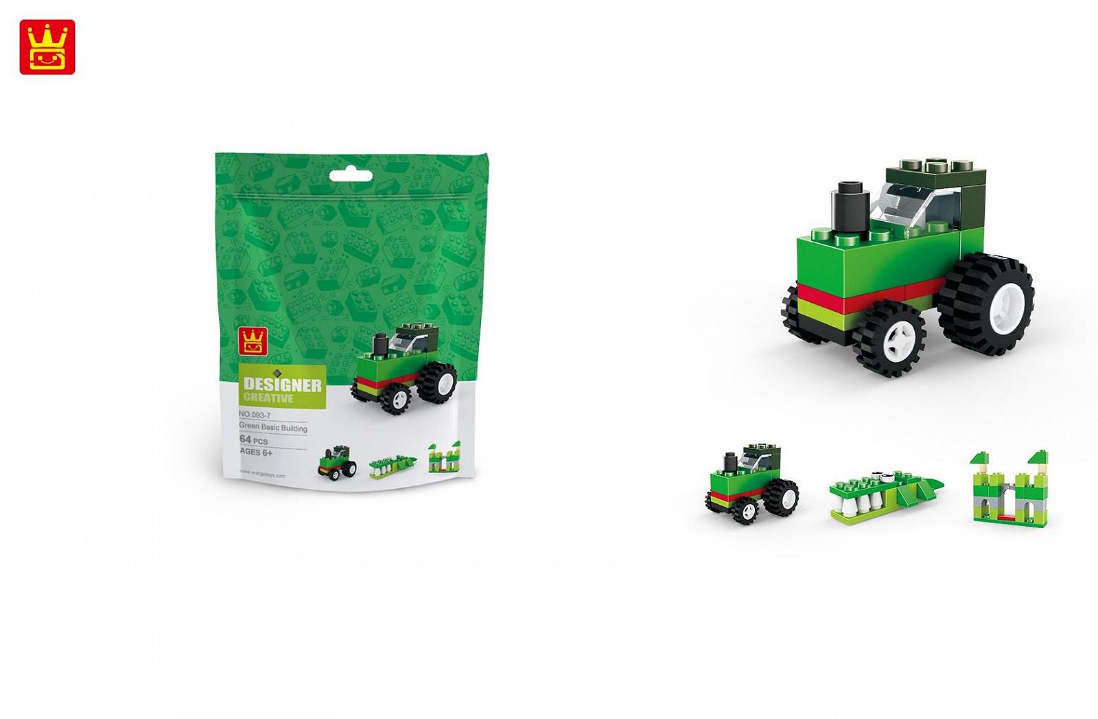 Конструктор Wange Дитячий трактор 3 в 1 (093-7), фото №2