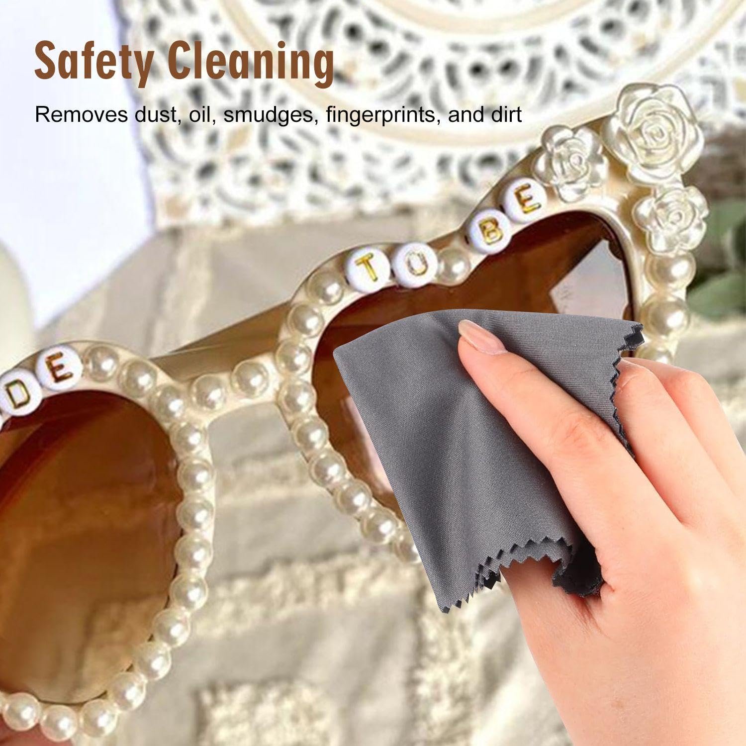 Солнцезащитные очки Перламутровые Коричневые, фото №3