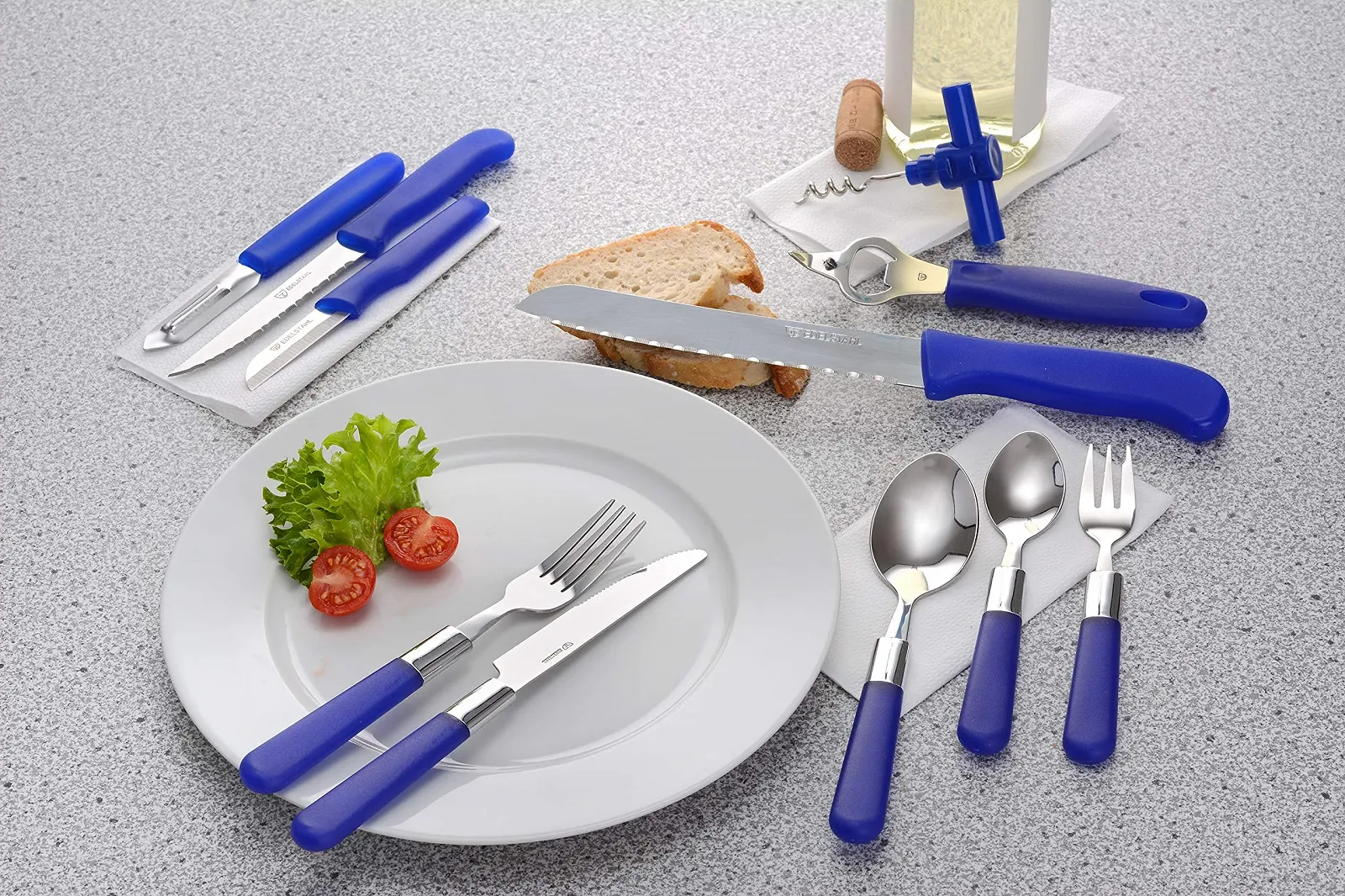Набір столових приборів 37 предметів Besteckset, нержавіюча сталь, фото №3