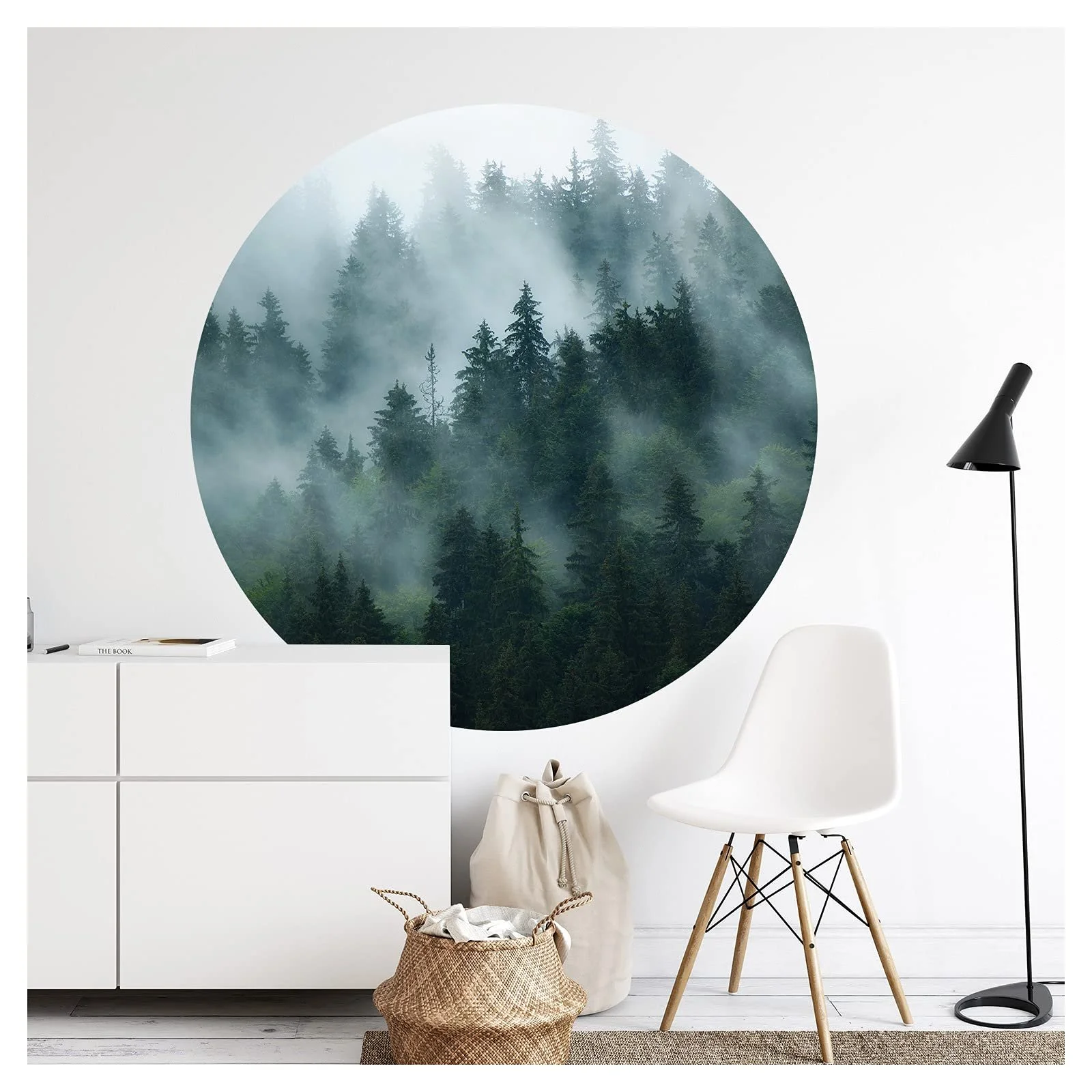 Наклейка на стену Grandora DL648-4 Пейзаж горы 120 см, фото №1