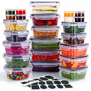 Контейнери для зберігання їжі 48 Pieces Set BPA-Free - Фото 1